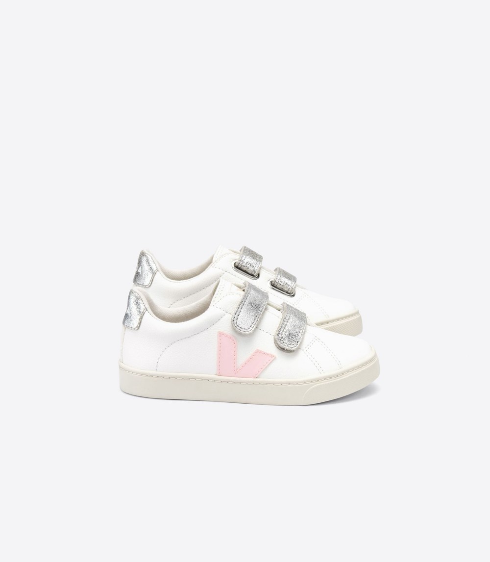 Veja Sneakers Kids - Esplar Velcro Chromefree - White - 0576HUKTE